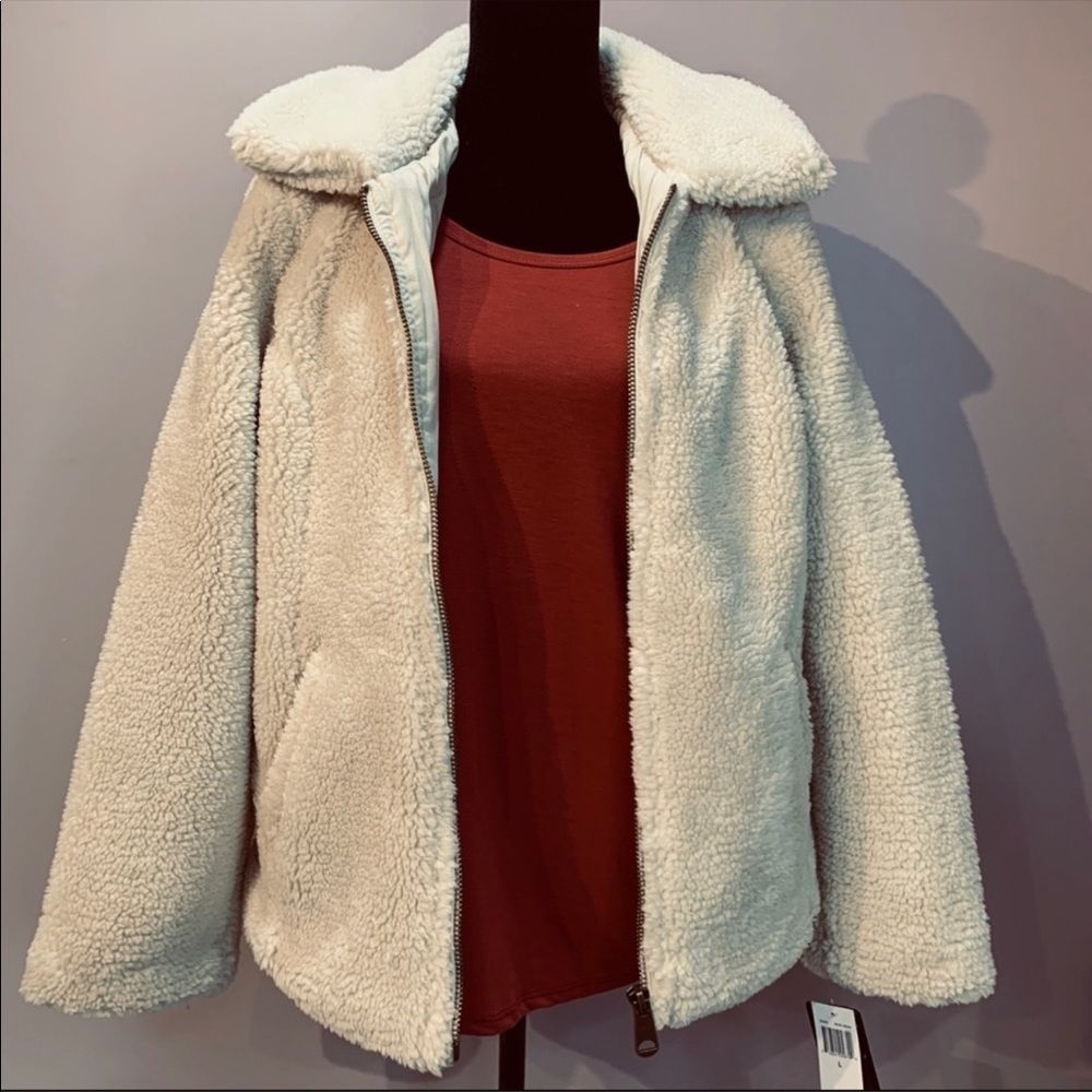 NEW Sebby Teddy Sherpa Jacket NWT - Picture 4 of 7